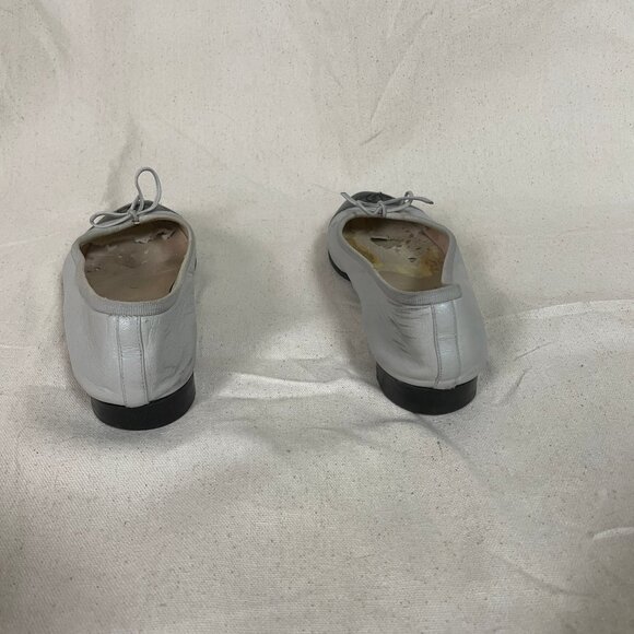 Authentic CHANEL Classic Ballet Flat Two Tone Cap Toe EU 37 - Picture 4 of 10